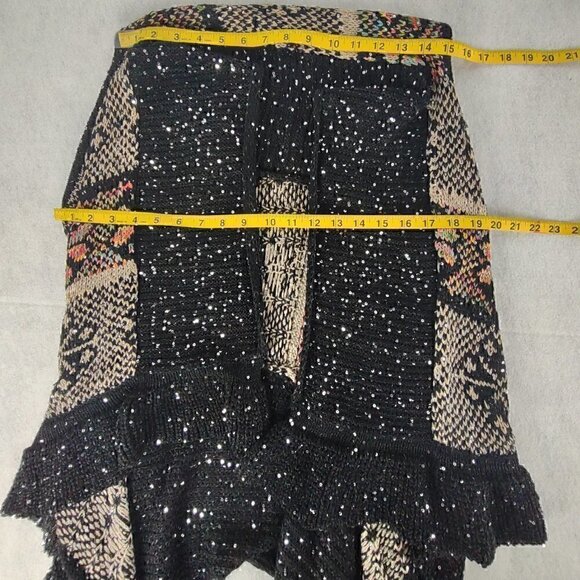 Mirror Image Womens Flower Pattern Open Front Cardigan Size M (NWT) - Picture 8 of 12